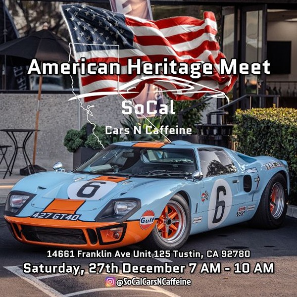 American Heritage Car Meet flyer 2025